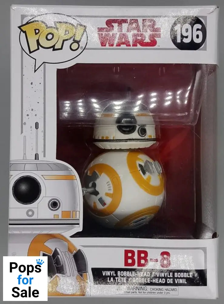 #196 BB-8 - Star Wars - Box Damaged Funko POP - PopsforSale.co.uk