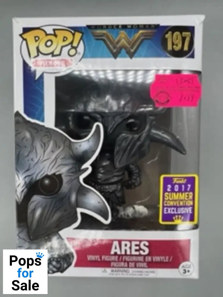 #197 Ares - DC Wonder Woman - 2017 Con - Box Damaged Funko POP - PopsforSale.co.uk