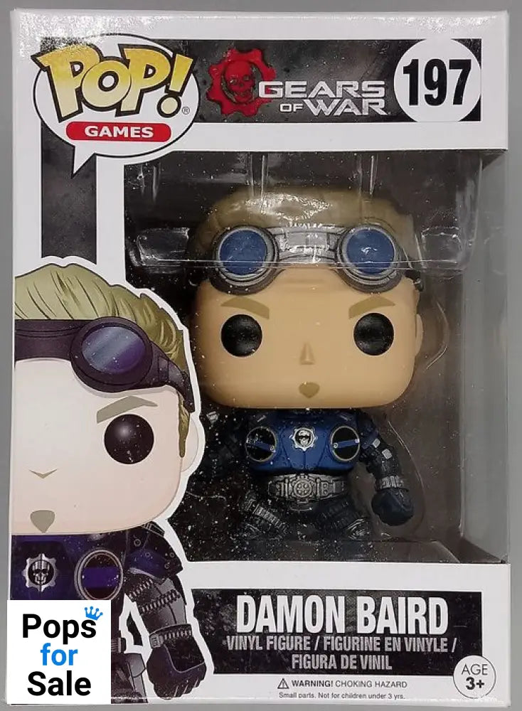 #197 Damon Baird - Gears of War - Box Damaged Funko POP - PopsforSale.co.uk