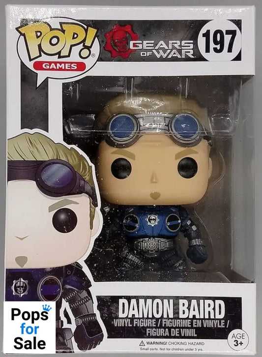 #197 Damon Baird - Gears of War - Box Damaged Funko POP - PopsforSale.co.uk