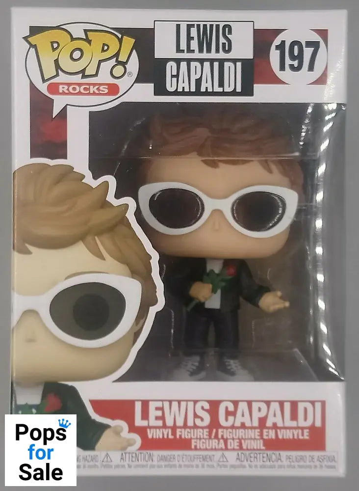 #197 Lewis Capaldi - Rocks Funko POP - PopsforSale.co.uk