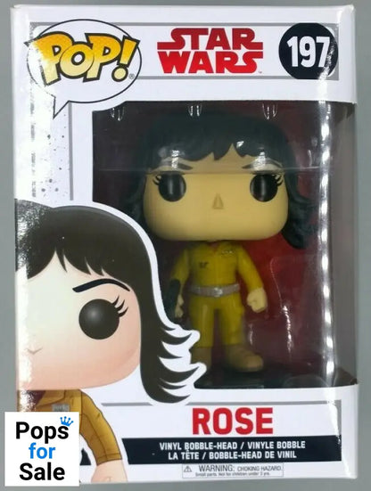 #197 Rose - Star Wars The Last Jedi - Box Damaged Funko POP