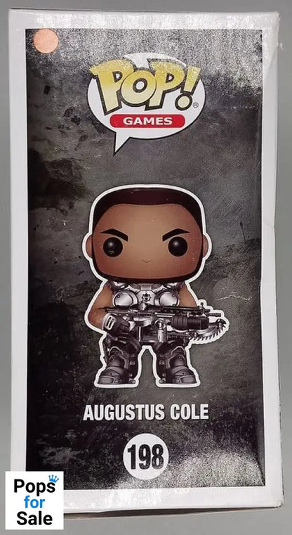 #198 Augustus Cole - Gears of War - Box Damaged Funko POP - PopsforSale.co.uk