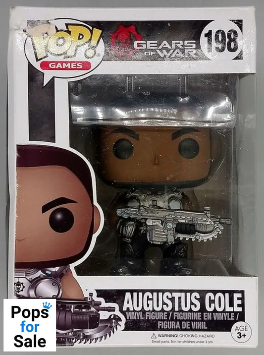 #198 Augustus Cole - Gears of War - Box Damaged Funko POP - PopsforSale.co.uk