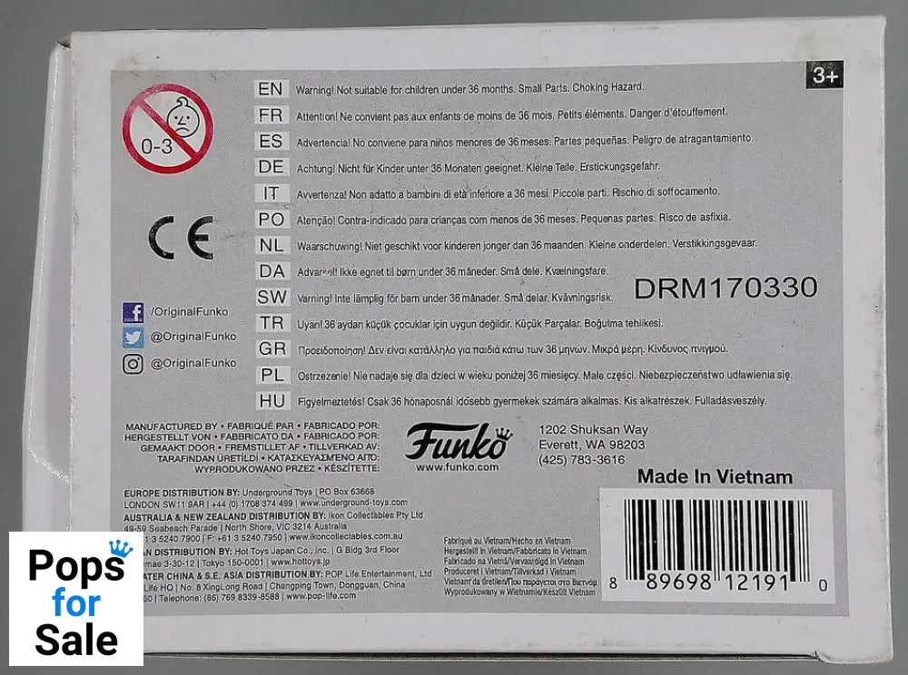 #198 Augustus Cole - Gears of War - Box Damaged Funko POP