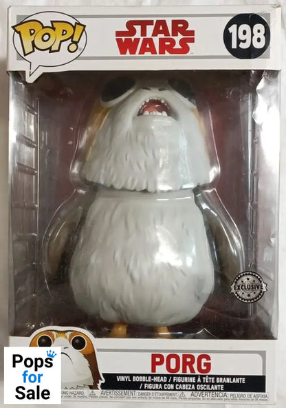 #198 Porg - 10 Inch - Star Wars - Box Damaged Funko POP - PopsforSale.co.uk