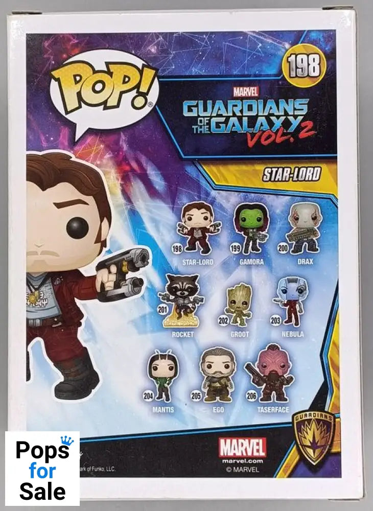 #198 Star-Lord (Masked) Chase Guardians Of The Galaxy Vol 2 Funko POP - PopsforSale.co.uk