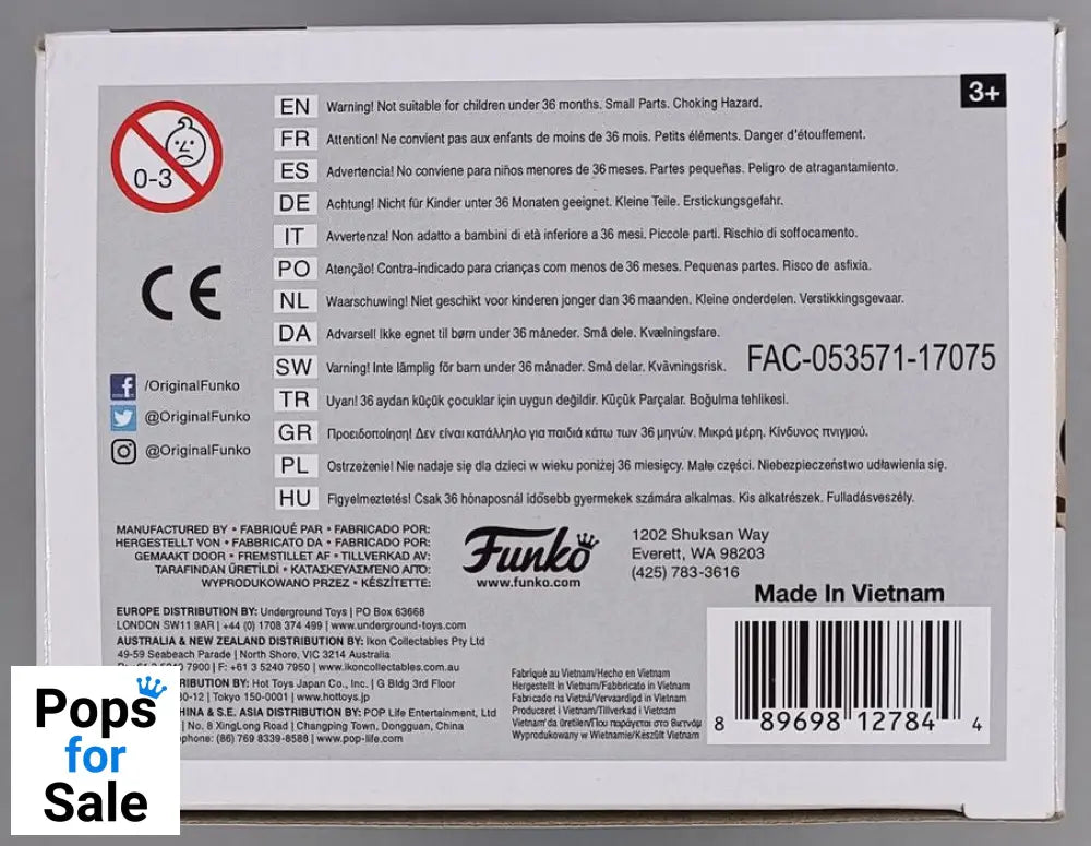 #198 Star-Lord (Masked) Chase Guardians Of The Galaxy Vol 2 Funko POP
