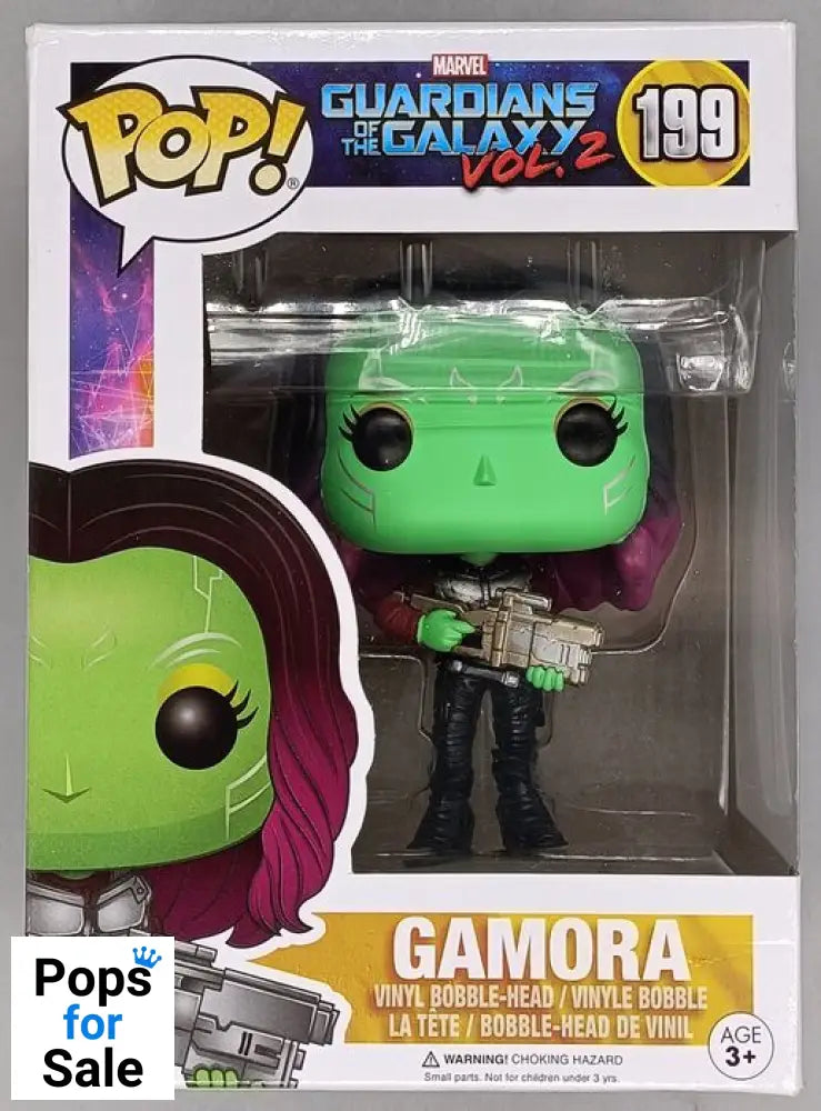 199 Gamora - Marvel Guardians of the Galaxy Vol 2 - Box Damaged Funko POP