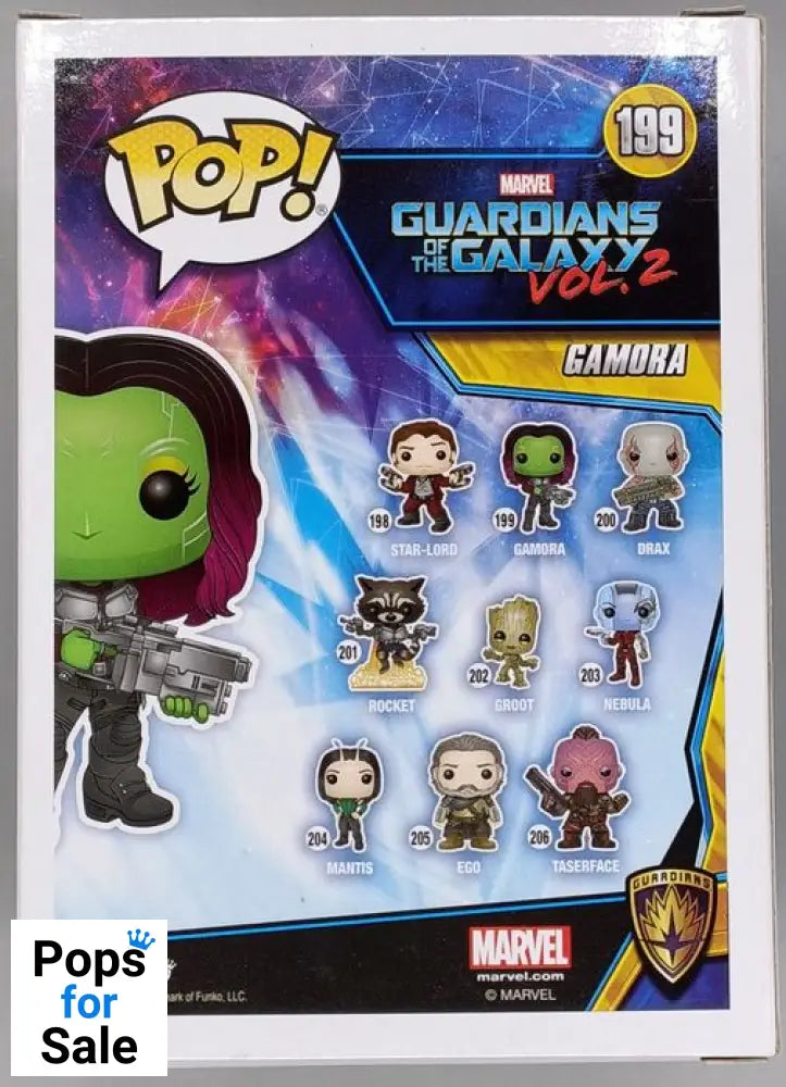 #199 Gamora - Marvel Guardians of the Galaxy Vol 2 Funko POP