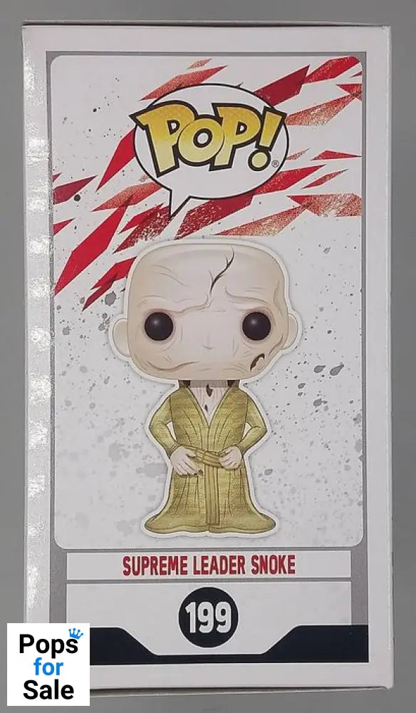 199 Supreme Leader Snoke - Star Wars - The Last Jedi Funko POP