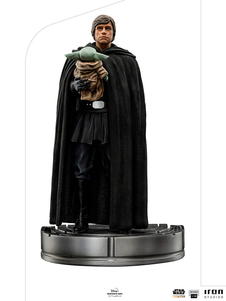 Star Wars The Mandalorian Art Scale Statue 1/10 Luke Skywalker and Grogu 21 cm Scale Figures