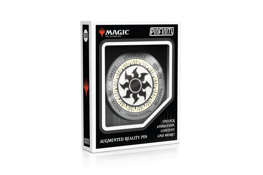 Pinfinity AR Pin: White Mana Crest - Magic the Gathering PFMTG008 Pin