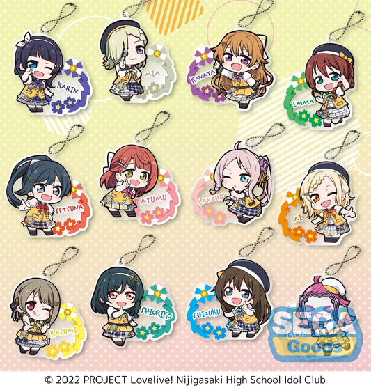 Keychain Acrylic L!L!L! - Nijigasaki High School Idol Club Vinyl Figure