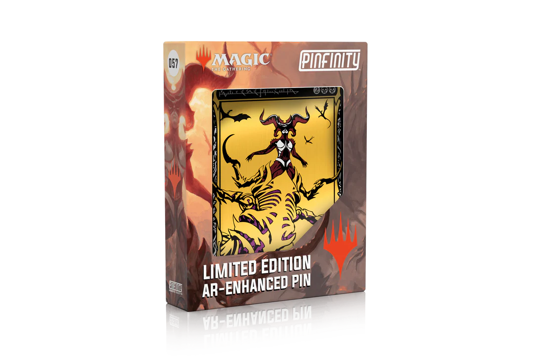 Pinfinity AR Pin: Sheoldred Phyrexian - Magic the Gathering Dominaria United Blackout PMTG057 Pin