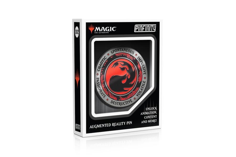 Pinfinity AR Pin: Red Mana Crest - Magic the Gathering PFMTG002 Pin