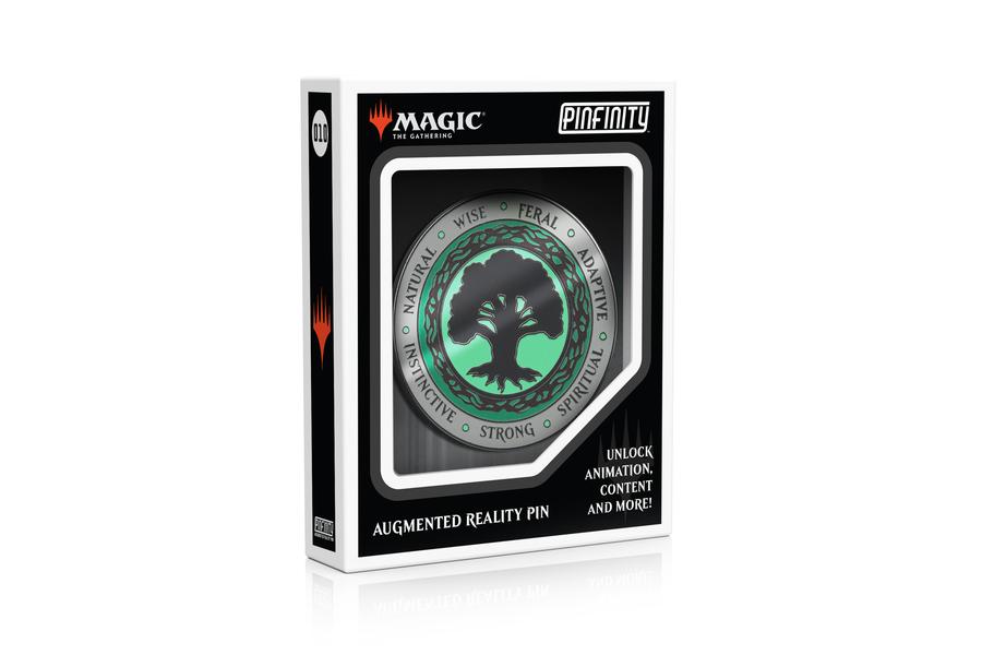 Pinfinity AR Pin: Green Mana Crest - Magic the Gathering PFMTG010 Pin
