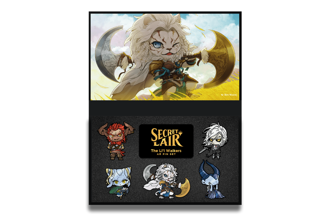Pinfinity AR Pin: Li`l Walkers 5 Pin Set - Magic the Gathering Secret Lair PMTGSLSET001 Pin