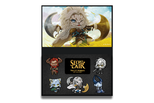 Pinfinity AR Pin: Li`l Walkers 5 Pin Set - Magic the Gathering Secret Lair PMTGSLSET001 Pin