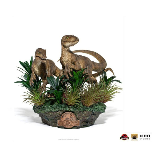 Scale Figure 1/10 Just the Two Raptors (Deluxe) - Jurassic Park Scale Figures