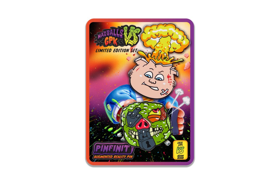 Pinfinity AR Pin: Lock Lips VS Adam Bomb - GPK VS Madballs PFGPKMB003 Pin