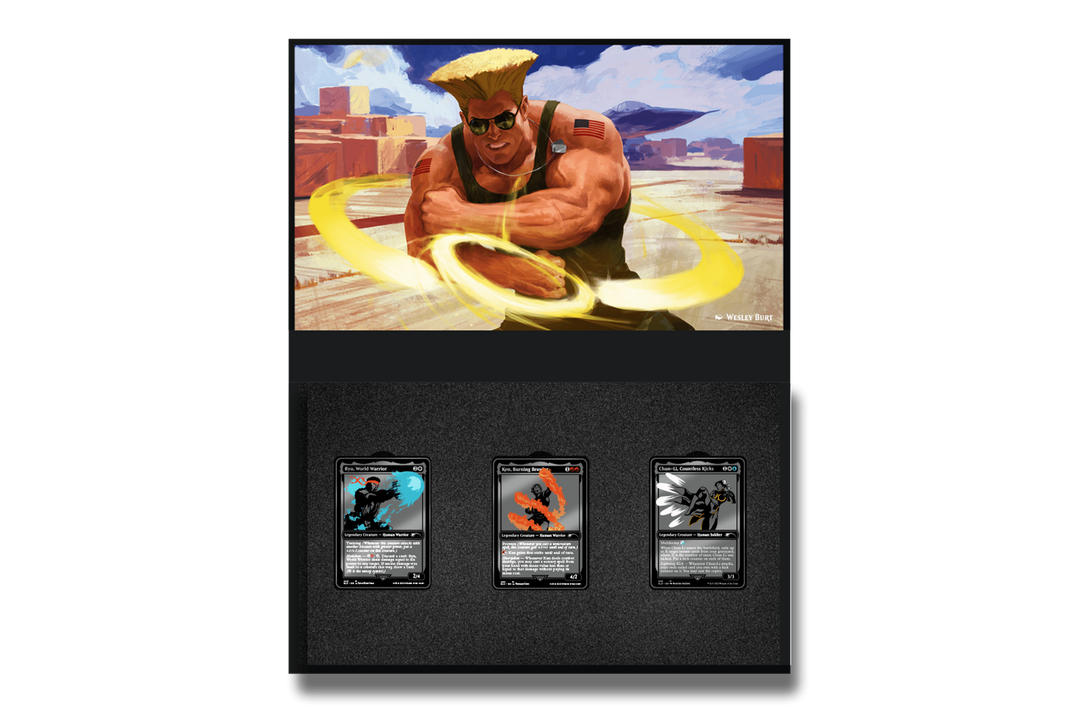 Pinfinity AR Pin: Limited Edition Pin Set - Magic the Gathering Secret Lair x Street Fighter PMTGSLSET002 Pin