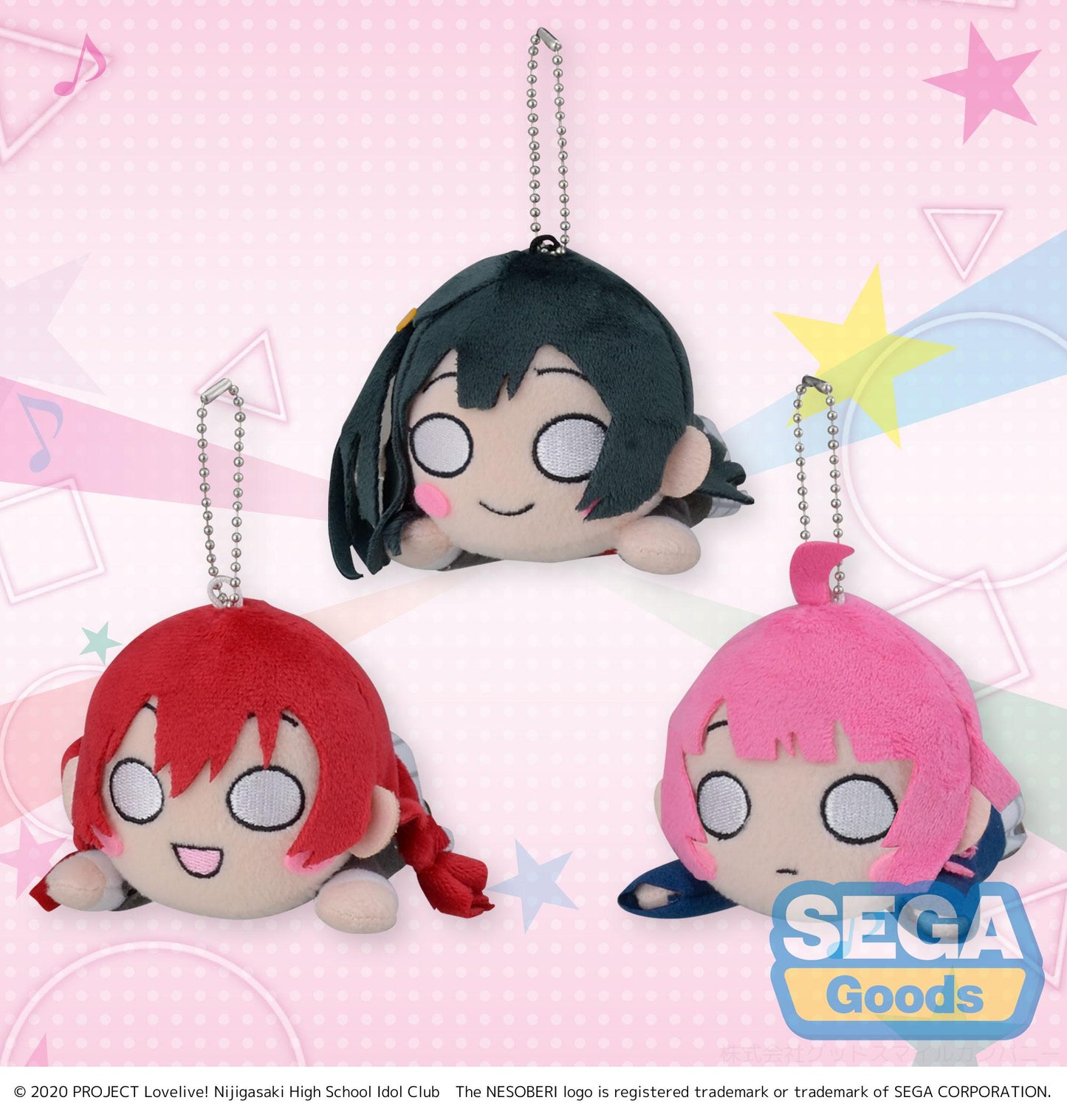 Nesoberi Keychain Winter Uniform Style Vol. 3 Nijigasaki High School Idol Club Nesoberi