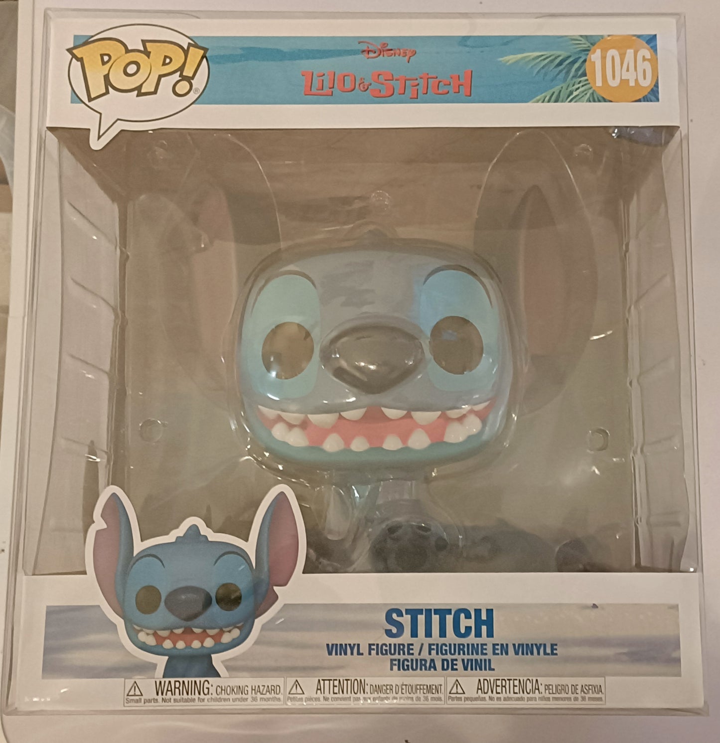 #1046 Smiling Seated Stitch - 10 Inch - Disney Lilo & Stitch Funko POP