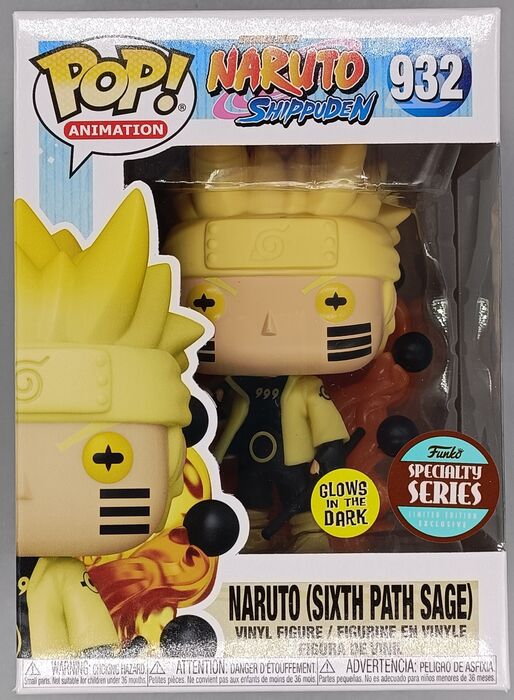 #932 Naruto Six Path Sage - Glow - Naruto Shippuden Funko POP