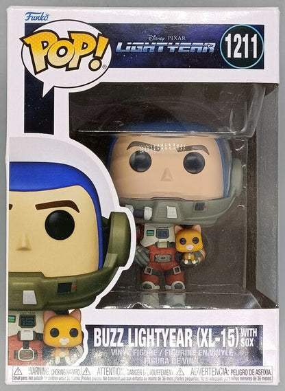 #1211 Buzz Lightyear (XL-15 with Sox) - Disney Lightyear Box Damaged Funko POP