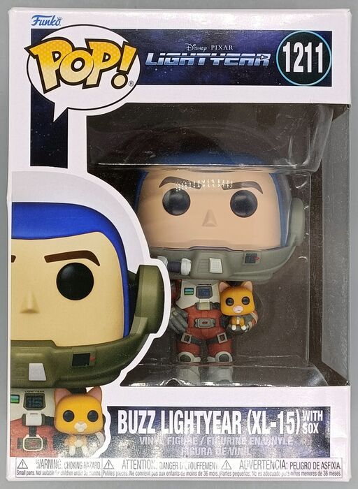 #1211 Buzz Lightyear (XL-15 with Sox) - Disney Lightyear Box Damaged Funko POP
