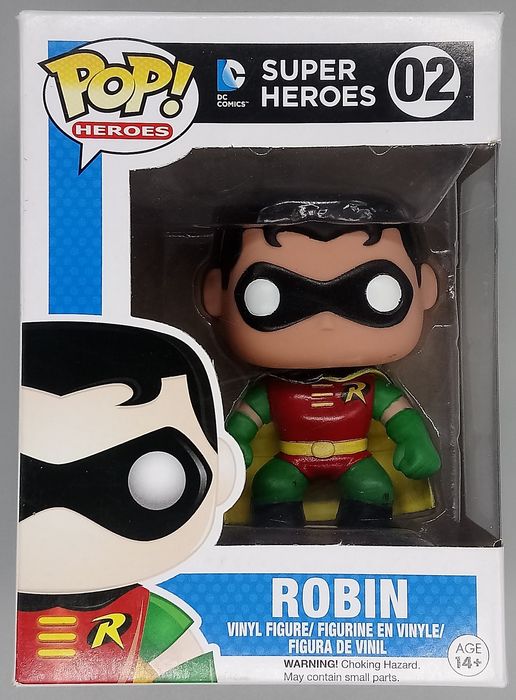 02 Robin (DC Super Heroes) - Funko POP - Box Damaged