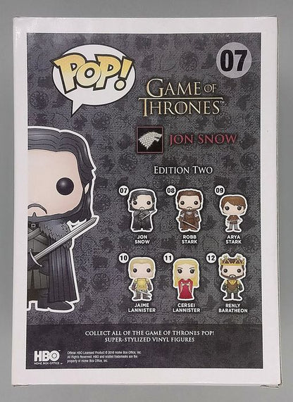 #07 Jon Snow (Bloody) - Game of Thrones Funko POP
