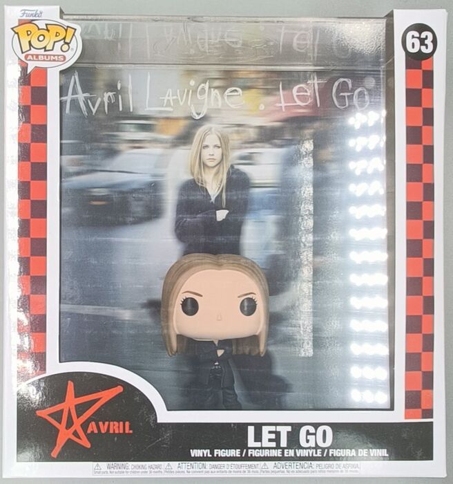 #63 Avril Lavigne - Let Go - Album Cover - Rocks Brand New Funko POP