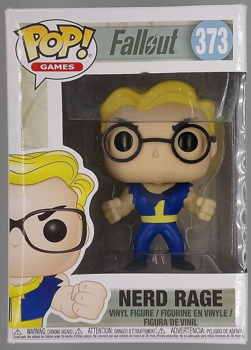 373 Nerd Rage (Vault Boy) - Fallout - Box Damaged Funko POP