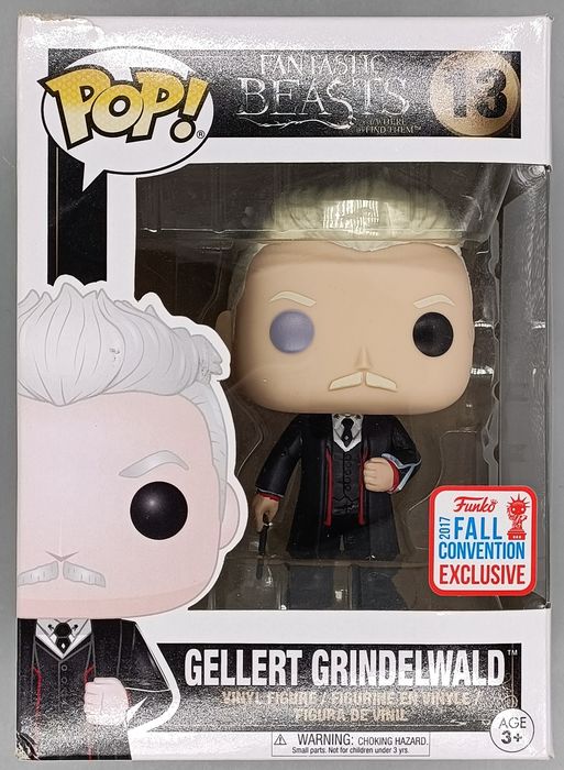 #13 Gellert Grindelwald - Fantastic Beasts - 2017 Con - Box Damaged Funko POP