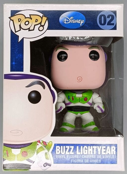 02 Buzz Lightyear - Disney Toy Story (Blue Logo) - Box Damaged Funko POP