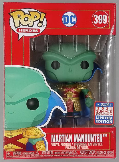#399 Martian Manhunter - Metallic DC Imperial Pal Box Damaged Funko POP