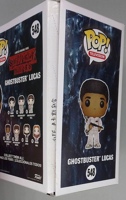 #548 Ghostbuster Lucas - Stranger Things - Box Damaged Funko POP