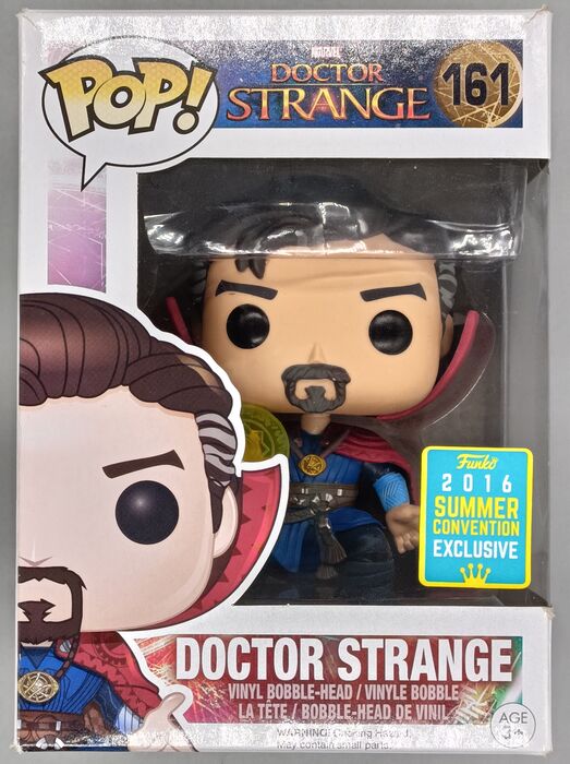 #161 Doctor Strange (w/ Rune) Marvel - 2016 Con - Box Damaged Funko POP