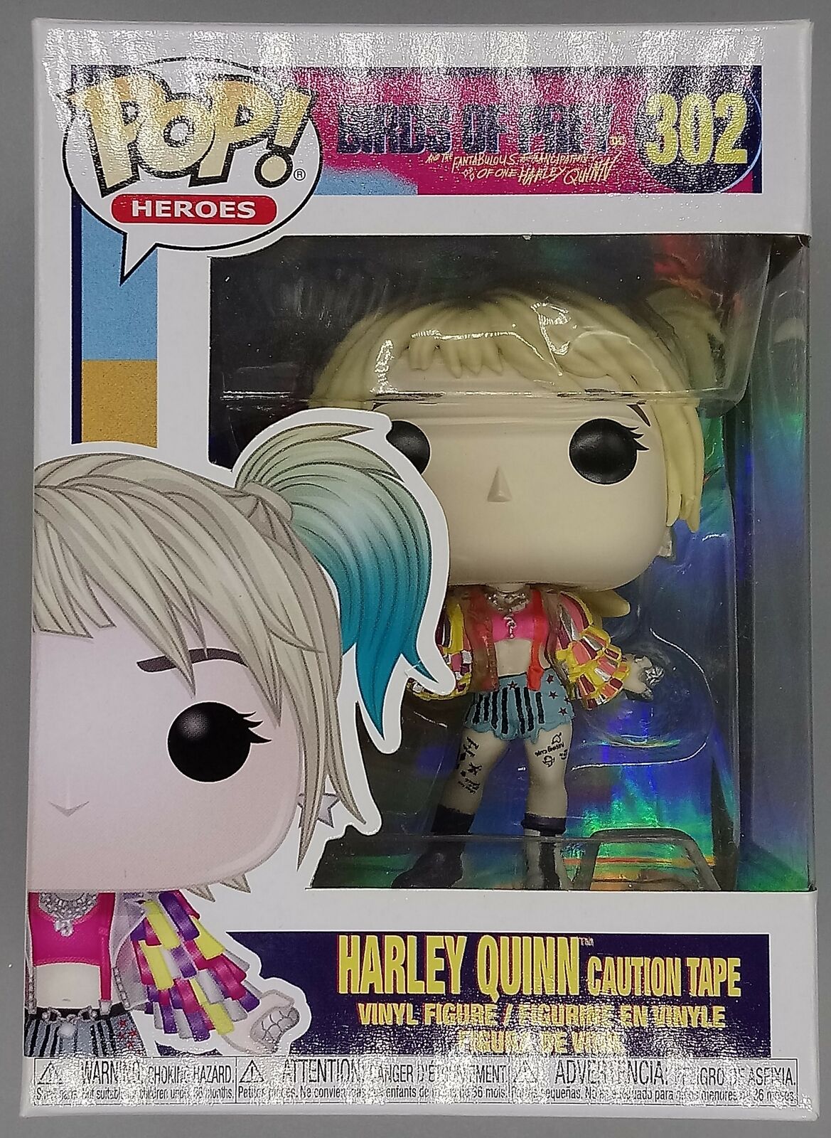 302 Harley Quinn (Caution Tape) - DC Birds of Prey Funko POP