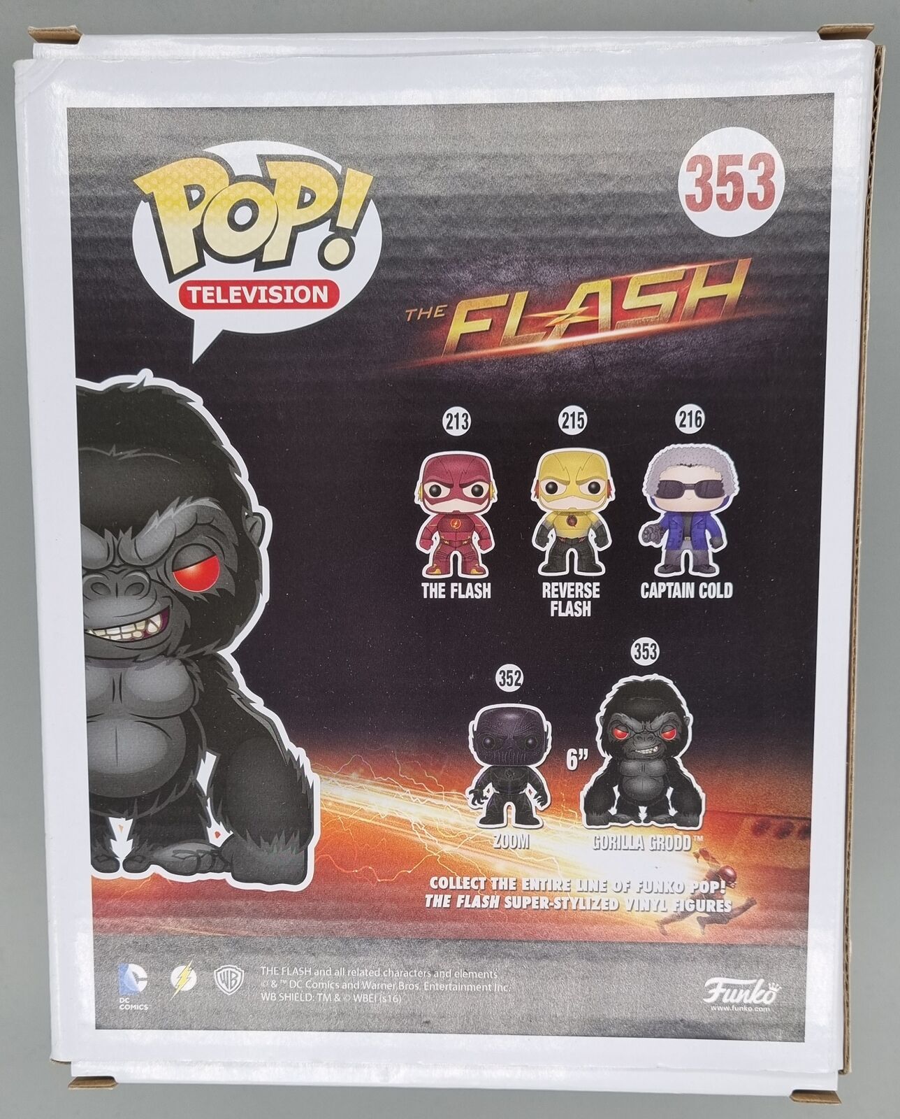 #353 Gorilla Grodd - 6 Inch - The Flash - 2016 Con Funko POP