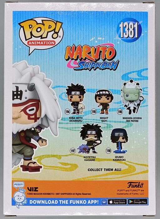 #1381 Jiraiya (Sage Mode) - Naruto Shippuden Funko POP