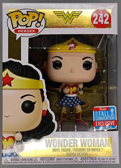 #242 Wonder Woman (First Appearance) - DC - 2018 Con Funko POP