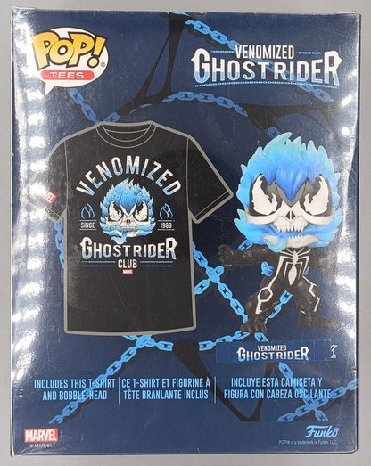 #369 Venomized Ghost Rider (Blue) Marvel Venom 2XL T-Shirt Funko POP