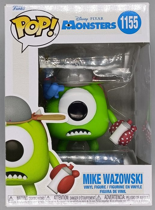 1155 Mike Wazowski (w/ Mitts) Disney Monsters Inc - Funko POP - Box Damaged