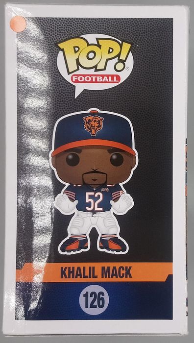 #126 Khalil Mack (Chicago Bears) - NFL - Box Damaged Funko POP