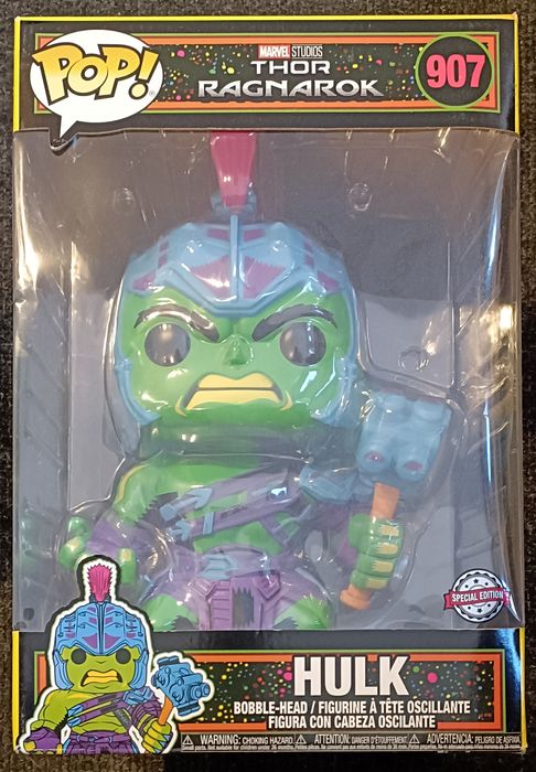 907 Hulk (Blacklight) - 10 Inch - Marvel Thor - Funko POP - Box Damaged