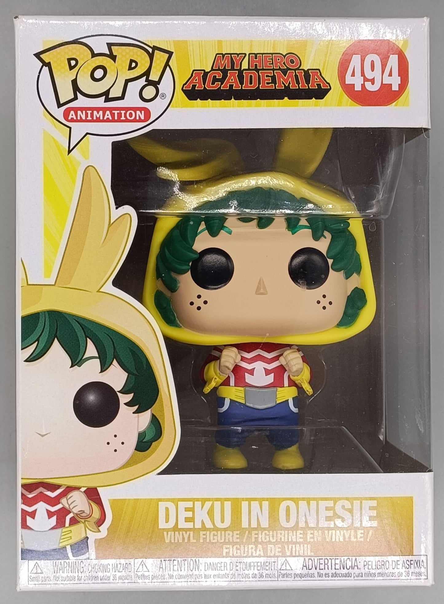 494 Deku in Onesie - My Hero Academia MHA Funko POP - Box Damaged