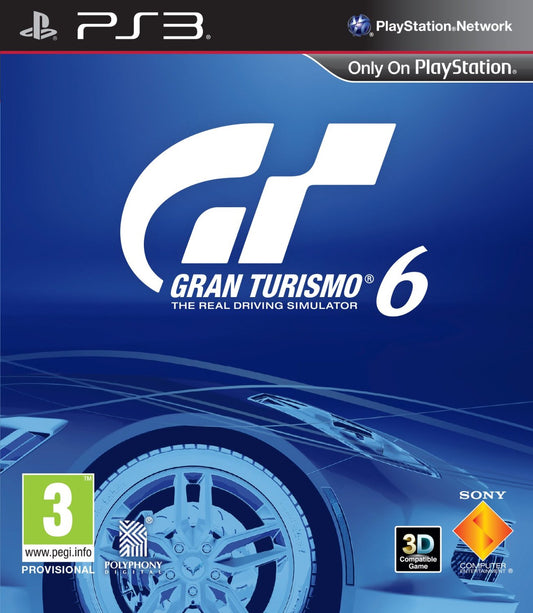 Gran Turismo 6 for Playstation 3 (PS3)